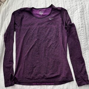 Nike Women's Deep Purple Long Sleeve Shirt